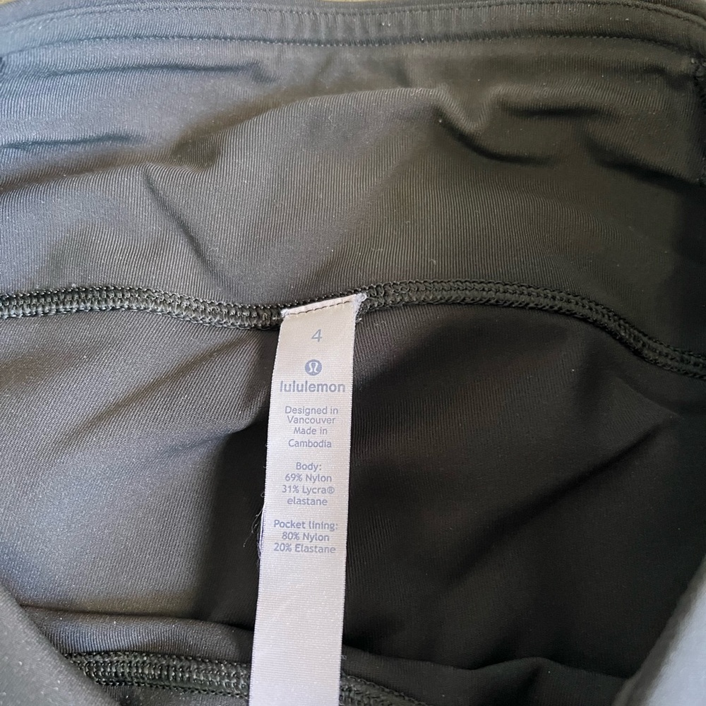 Lululemon Green Speed Up Leggings, High Waist - Picture 6 of 7